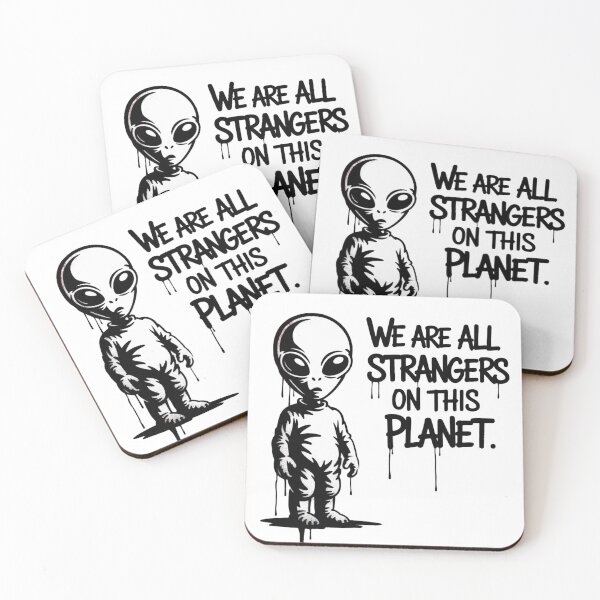 Item preview, Banksy Alien - We are all strangers on this planet designed and sold by 123ks.