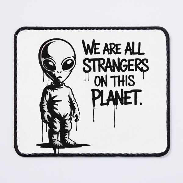 Item preview, Banksy Alien - We are all strangers on this planet designed and sold by 123ks.