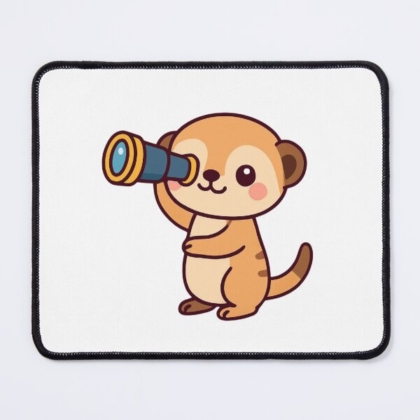Item preview, Discover More Meerkat - Adventure Kawaii Sticker designed and sold by foryouandyours.