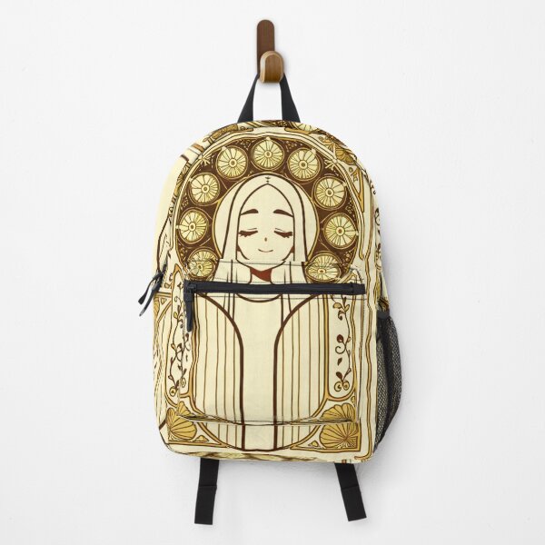 Item preview, Portrait - Serene woman closed eyes golden frame designed and sold by AnimeShin.