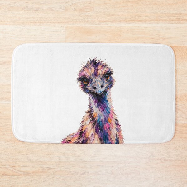 Item preview, Cute Colorful Emu – Modern Palette Knife Animal Painting designed and sold by SLGA-Designs.