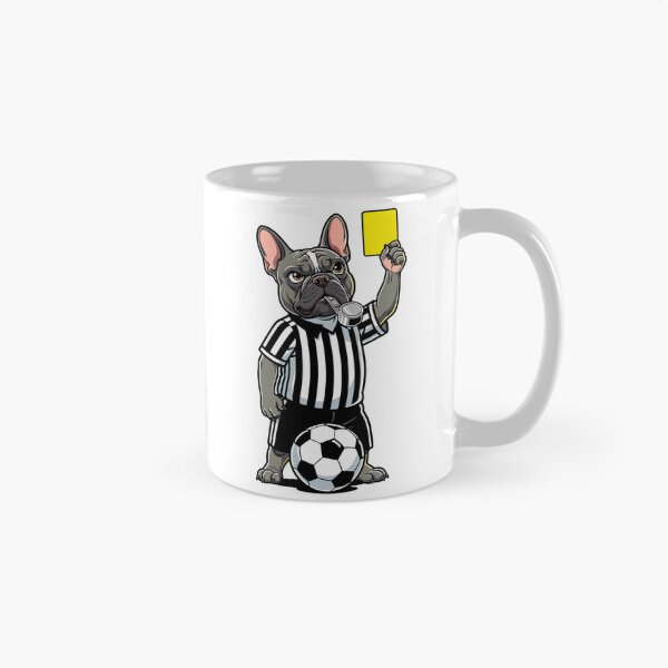Item preview, The Armchair Referee - Funny French Bulldog Soccer Match Day Art designed and sold by frenchiesociety.co.