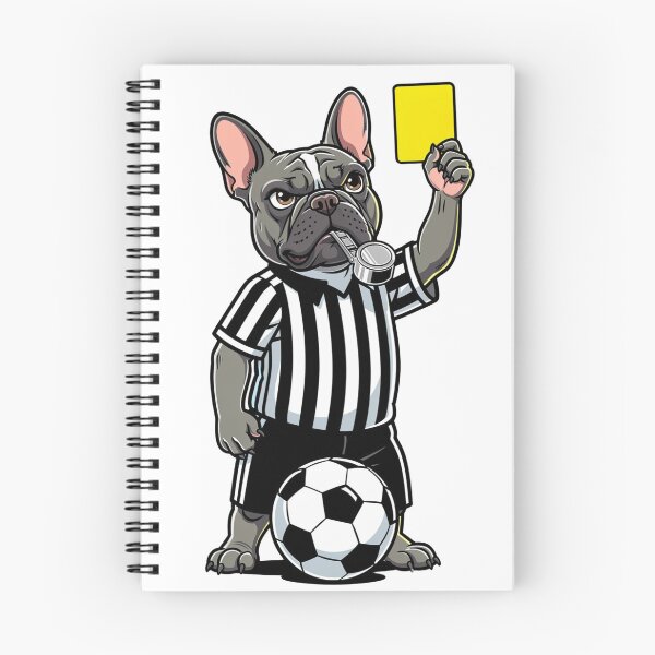 Item preview, The Armchair Referee - Funny French Bulldog Soccer Match Day Art designed and sold by frenchiesociety.co.