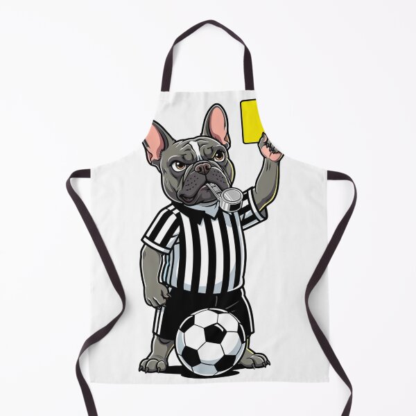 Item preview, The Armchair Referee - Funny French Bulldog Soccer Match Day Art designed and sold by frenchiesociety.co.