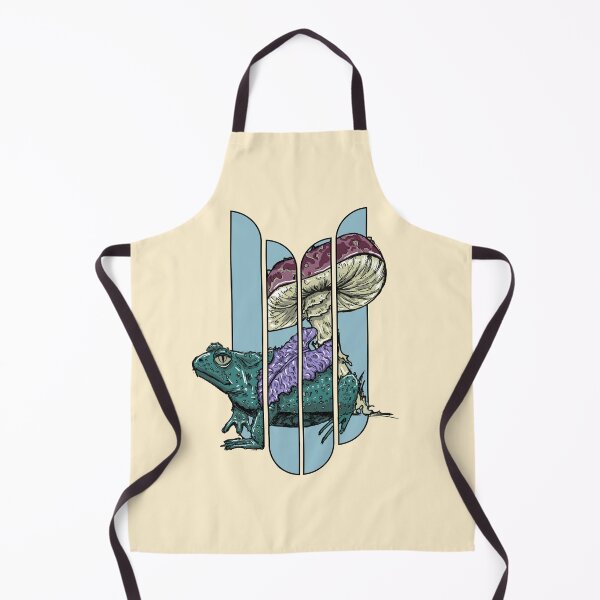 Item preview, Vintage Frog Mushroom | Psychedelic Forestcore Nature Design designed and sold by Half Mess.