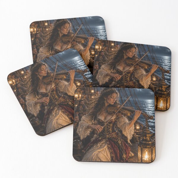 Item preview, Moonlit Violinist of the High Seas designed and sold by photoparadise22.