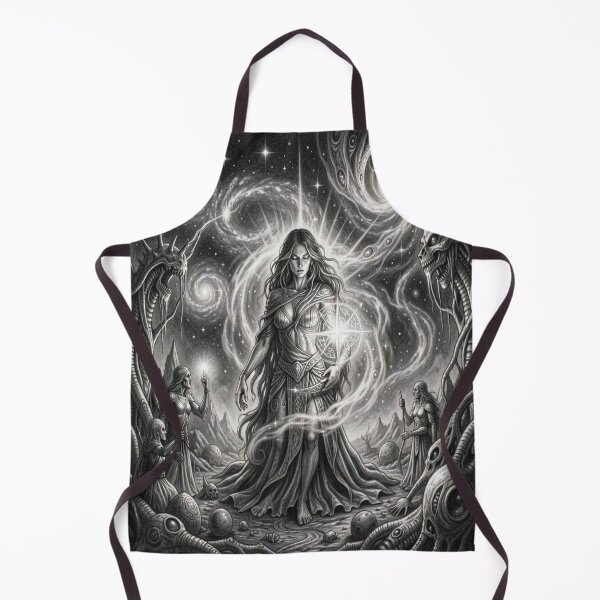 Item preview, Cosmic Ritual Scene inspired by Moebius – Mystical ceremony in the universal energy space designed and sold by FotoworldEdel.