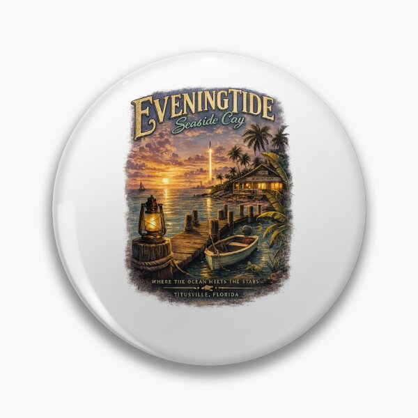 Item preview, Eveningtide Seaside Cay – Space Coast Sunset Harbor designed and sold by celestialseastc.