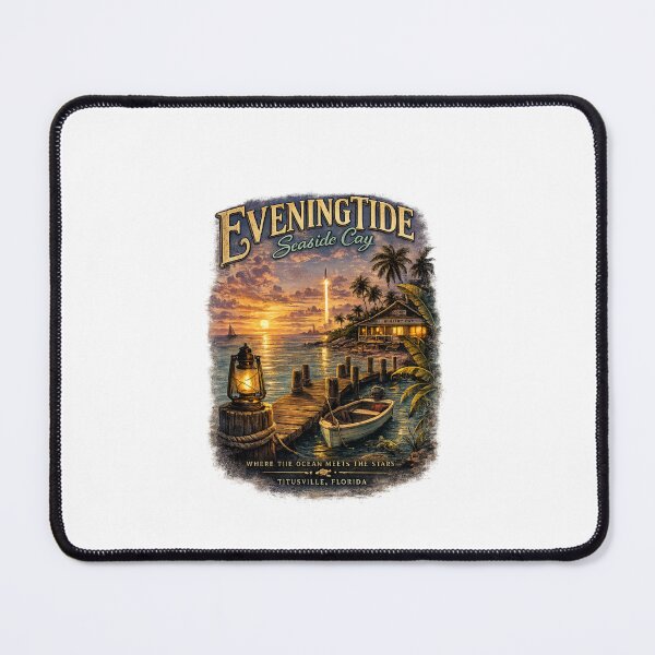 Item preview, Eveningtide Seaside Cay – Space Coast Sunset Harbor designed and sold by celestialseastc.