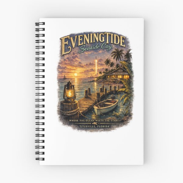 Item preview, Eveningtide Seaside Cay – Space Coast Sunset Harbor designed and sold by celestialseastc.
