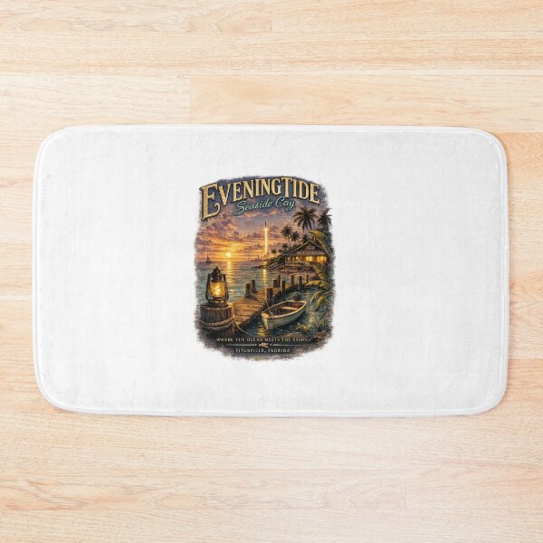 Item preview, Eveningtide Seaside Cay – Space Coast Sunset Harbor designed and sold by celestialseastc.