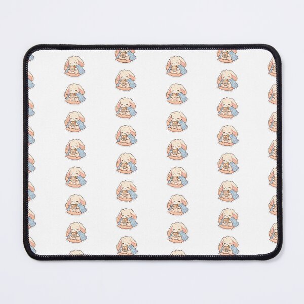 Item preview, Bunny Latte Cuddle – Cute Kawaii Pastel Bunny Holding Carrot Latte Sticker designed and sold by HeartstringPOD.