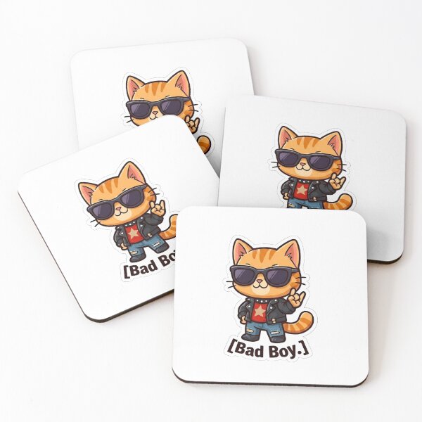 Item preview, Sassy Cat Stickers Nope and Bad Boy Attitude Duo designed and sold by Good Vibes .