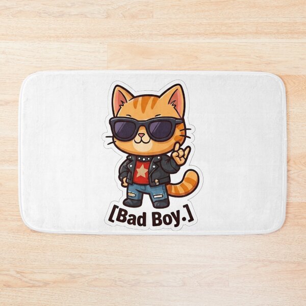 Item preview, Sassy Cat Stickers Nope and Bad Boy Attitude Duo designed and sold by Good Vibes .