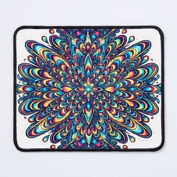 Item preview, Psychedelic Liquid Flare Cosmic Mandala  designed and sold by Jaideep Walia.
