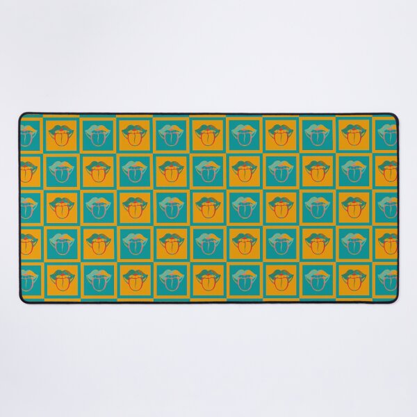 Item preview, Tongue Pop Art – Retro yellow Graphic Illustration designed and sold by StefanStudioArt.