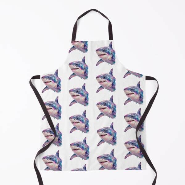 Item preview, Cute Colorful Shark – Modern Palette Knife Animal Painting designed and sold by SLGA-Designs.
