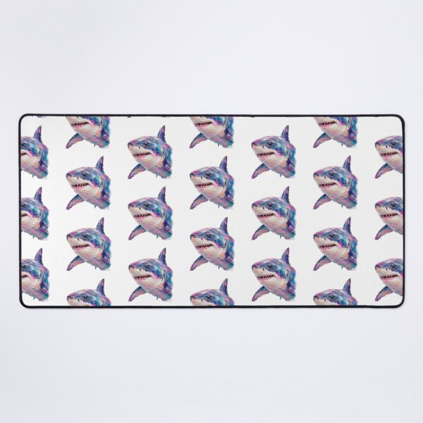 Item preview, Cute Colorful Shark – Modern Palette Knife Animal Painting designed and sold by SLGA-Designs.