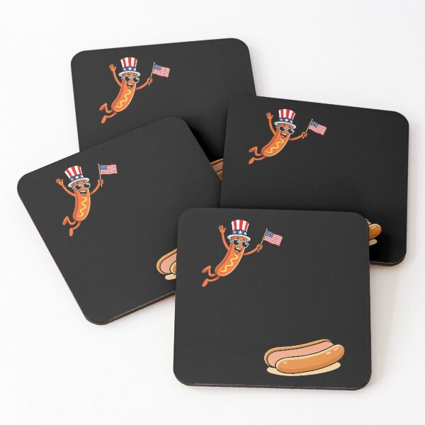 Item preview, Hotdog Freedom Dive Funny Uncle Sam Hot Dog Jumping Into Bun designed and sold by thefirstbroo.