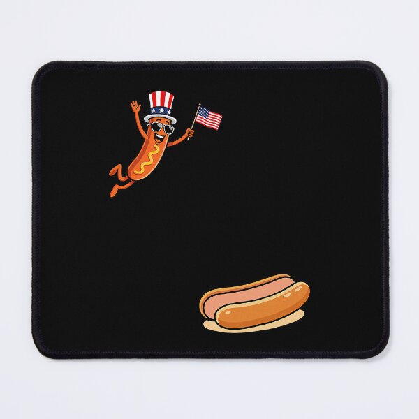 Item preview, Hotdog Freedom Dive Funny Uncle Sam Hot Dog Jumping Into Bun designed and sold by thefirstbroo.
