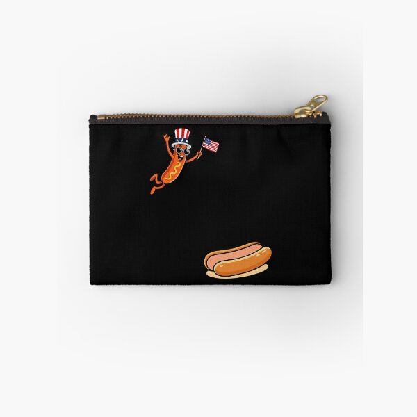 Item preview, Hotdog Freedom Dive Funny Uncle Sam Hot Dog Jumping Into Bun designed and sold by thefirstbroo.
