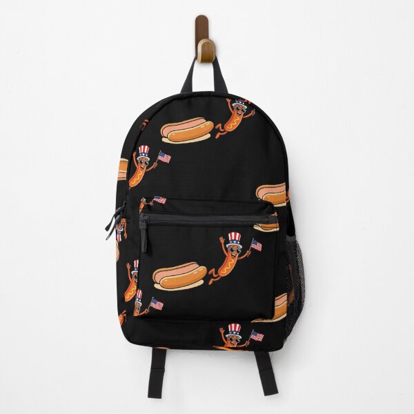 Item preview, Hotdog Freedom Dive Funny Uncle Sam Hot Dog Jumping Into Bun designed and sold by thefirstbroo.