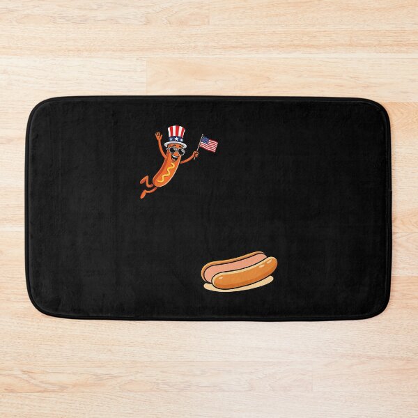 Item preview, Hotdog Freedom Dive Funny Uncle Sam Hot Dog Jumping Into Bun designed and sold by thefirstbroo.