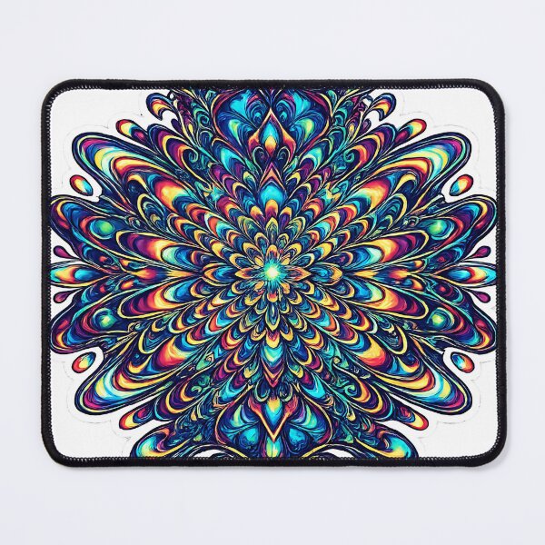 Item preview, Psychedelic Burst Kaleidoscopic Mandala designed and sold by Jaideep Walia.