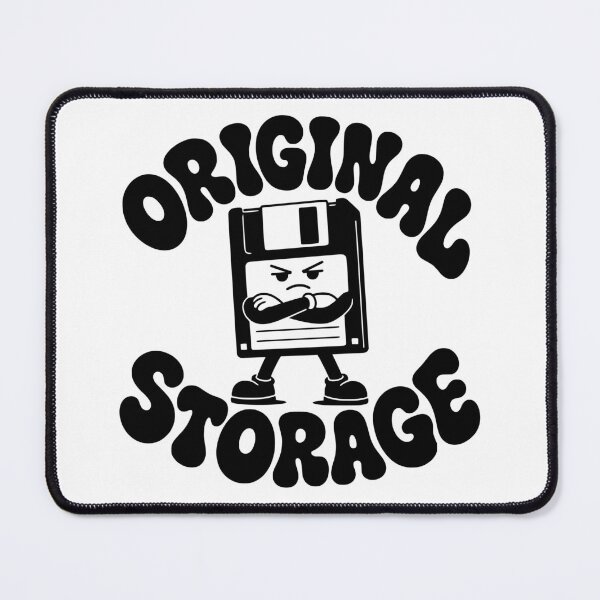 Item preview, Original Storage Floppy Disk Retro Computer Nerd Graphic Design designed and sold by dhirender.