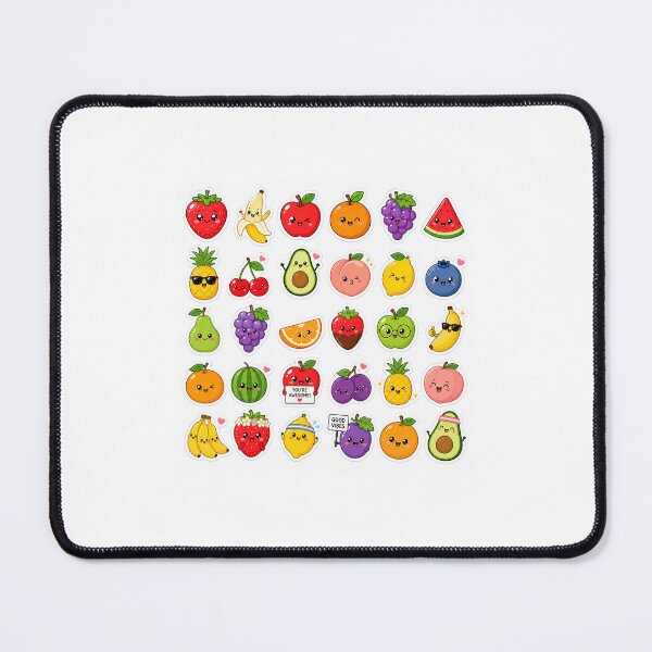 Item preview, Kawaii Fruit Friends Sticker Pack designed and sold by FAZ-DESIGNS.
