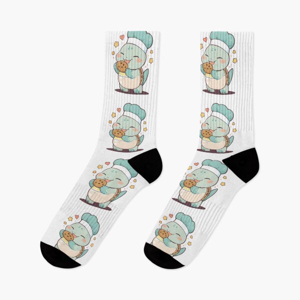 Item preview, Baker Turtle — Cozy Cookie Kawaii Sticker designed and sold by tommysworks.