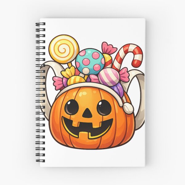 Item preview, Cute Pumpkin Sticker – Halloween Candy Jack-o-Lantern designed and sold by SoftSproutstu.