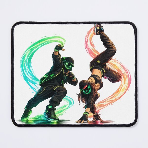 Item preview, Neon Duo / Neon Breakdance Collection designed and sold by ValentynaTyshenkoArt.