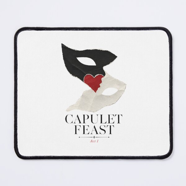 Item preview, Capulet Feast Tattered Mask Collage Heart Art designed and sold by Fenay Designs.