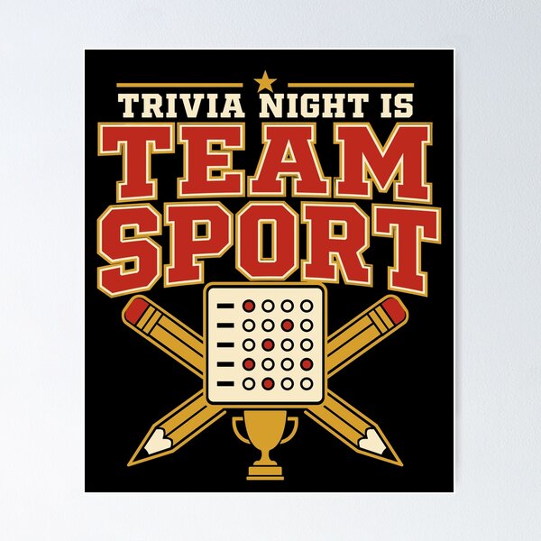 Item preview, Trivia Night Team Pub Quiz Bar Trivia Crew Gift designed and sold by AndreasMei.