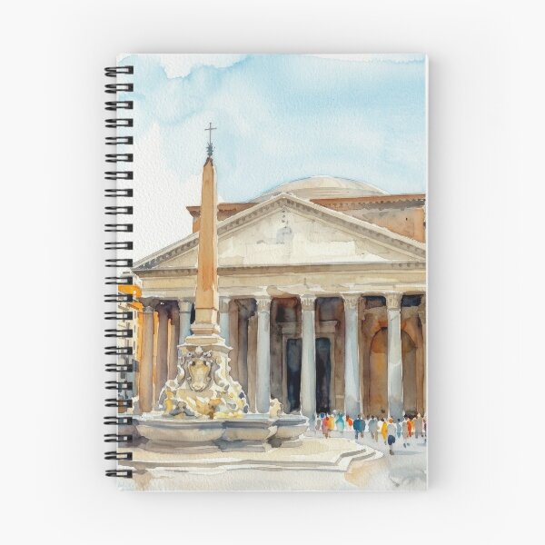 Item preview, Rome Pantheon Watercolor designed and sold by caracatita75.