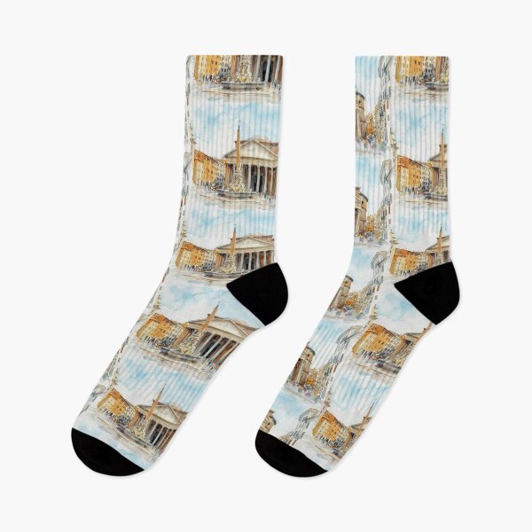 Item preview, Rome Pantheon Watercolor designed and sold by caracatita75.