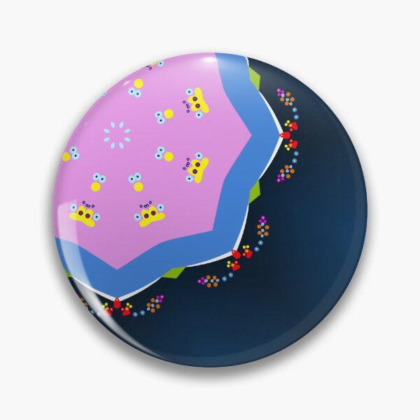 Item preview, Navy and Pink Confetti Mandala Pattern designed and sold by Tinsleybluebell.