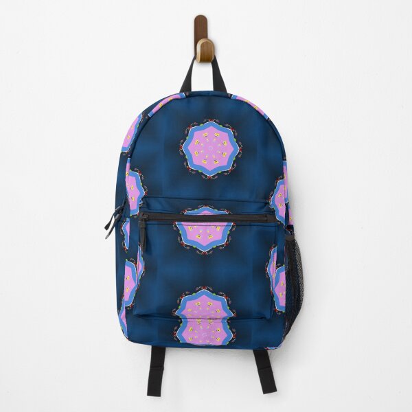 Item preview, Navy and Pink Confetti Mandala Pattern designed and sold by Tinsleybluebell.