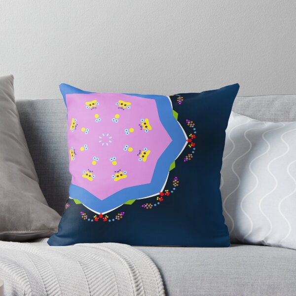 Item preview, Navy and Pink Confetti Mandala Pattern designed and sold by Tinsleybluebell.