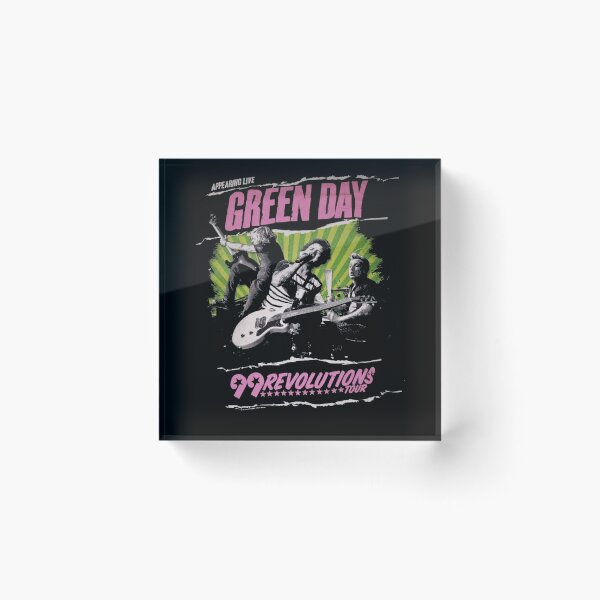 Item preview, Green D A Y rock band legends album fan art 99 revolutions tour designed and sold by LovPrime.