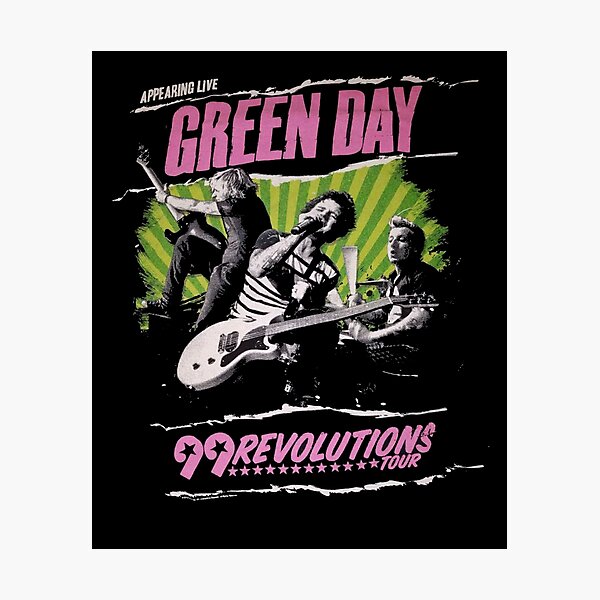 Item preview, Green D A Y rock band legends album fan art 99 revolutions tour designed and sold by LovPrime.