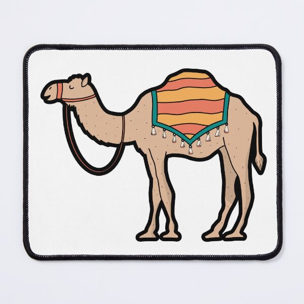Item preview, Cute Boho Desert Camel Egyptian Illustration Sticker designed and sold by UniqueVibesArt.