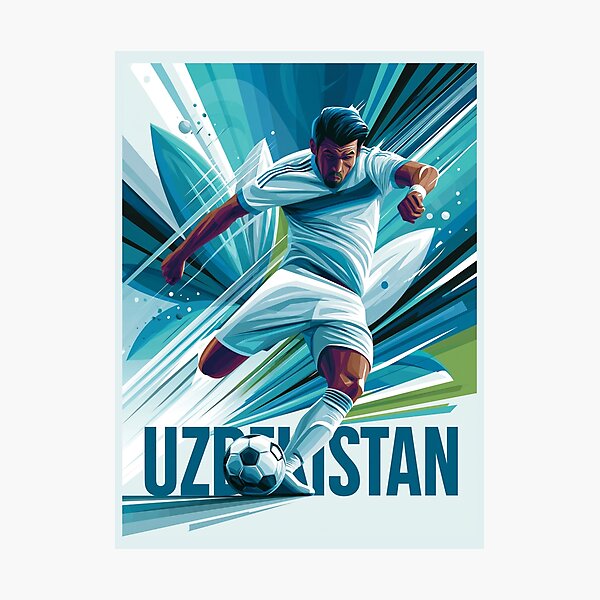 Item preview, Uzbekistan Soccer designed and sold by StudioRedKoala.