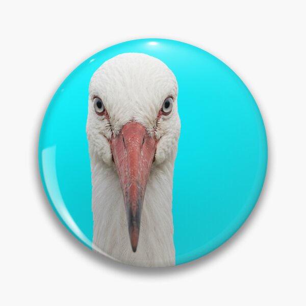 Item preview, Elegant White Stork Looking Forward⁠ designed and sold by ovidiuboc.