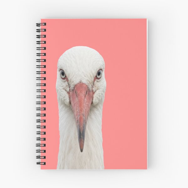 Item preview, Elegant White Stork Looking Forward⁠ designed and sold by ovidiuboc.