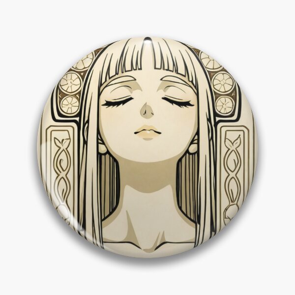 Item preview, Portrait - Woman closed eyes art nouveau sepia frame designed and sold by AnimeShin.