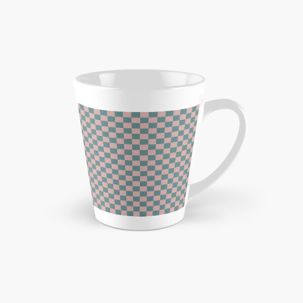 Item preview, Pink & steel teal checkered designed and sold by Mint + Midnight.