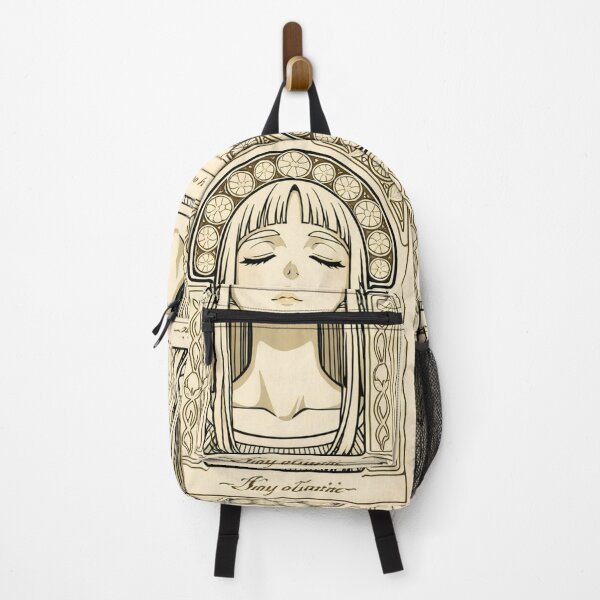 Item preview, Portrait - Woman closed eyes art nouveau sepia frame designed and sold by AnimeShin.