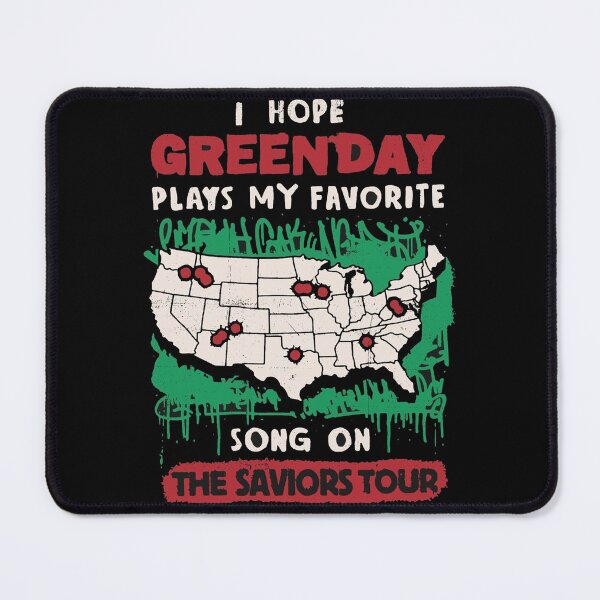 Item preview, Green D A Y rock band legends album fan art THE SAVIORS TOUR designed and sold by LovPrime.